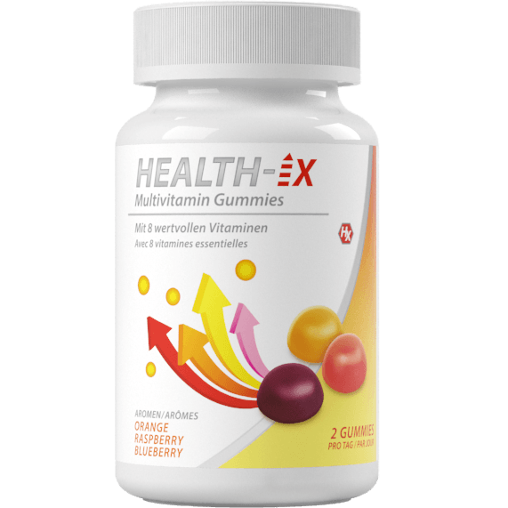 Produktverpackung der Health-iX Multivitamin Gummies